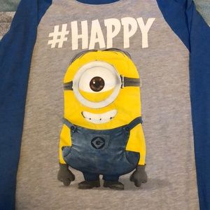 Minions long sleeve boys tee